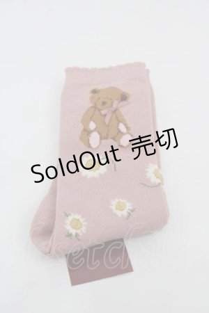 画像: PINK HOUSE / 雛菊ロンドソックス  ピンク I-25-10-21-117-LO-ZA-SA-ZI