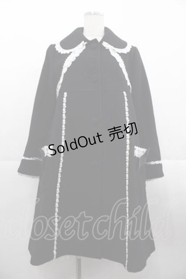 画像1: BABY,THE STARS SHINE BRIGHT / 小公女コート (2022)  黒Ｘ白 I-25-10-21-025-BA-CO-SA-ZI (1)