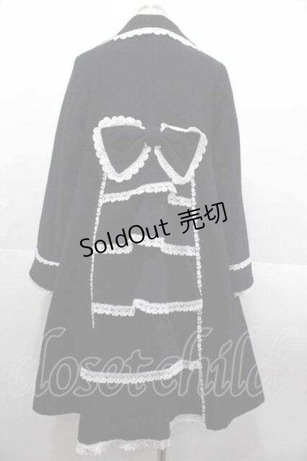 画像2: BABY,THE STARS SHINE BRIGHT / 小公女コート (2022)  黒Ｘ白 I-25-10-21-025-BA-CO-SA-ZI (2)