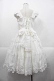 画像2: Angelic Pretty / Romanticティアードジャンパースカート  白 I-25-10-21-029-AP-OP-SA-ZI (2)