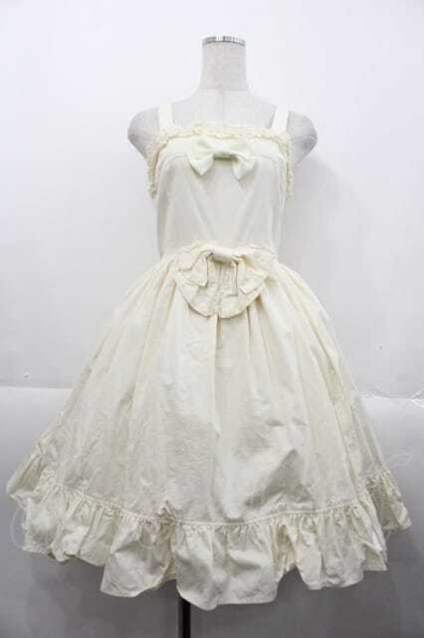 画像1: ALICE and the PIRATES / A/Pバッスルジャンパースカート  生成り I-25-10-21-030-PA-OP-SA-ZI (1)