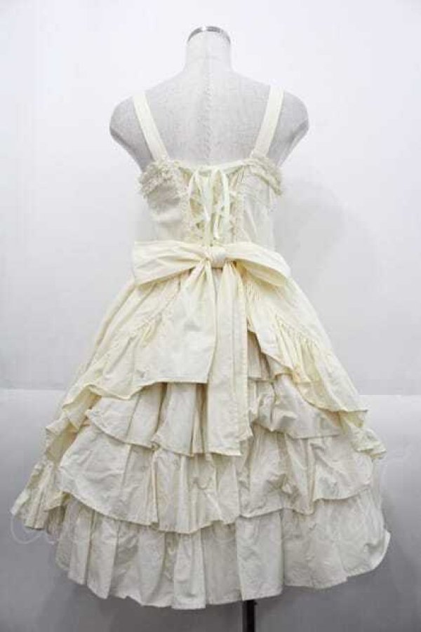 画像2: ALICE and the PIRATES / A/Pバッスルジャンパースカート  生成り I-25-10-21-030-PA-OP-SA-ZI (2)