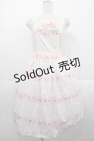 画像: BABY,THE STARS SHINE BRIGHT / うさくみゃスウィーツジャンパースカート  ピンク I-25-10-21-032-BA-OP-SA-ZI