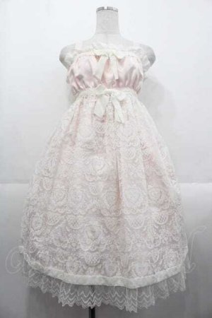 画像: BABY,THE STARS SHINE BRIGHT / Victorian Secret KEY柄ベビードールジャンパースカート  ピンクＸ白 I-25-10-21-033-BA-OP-SA-ZI