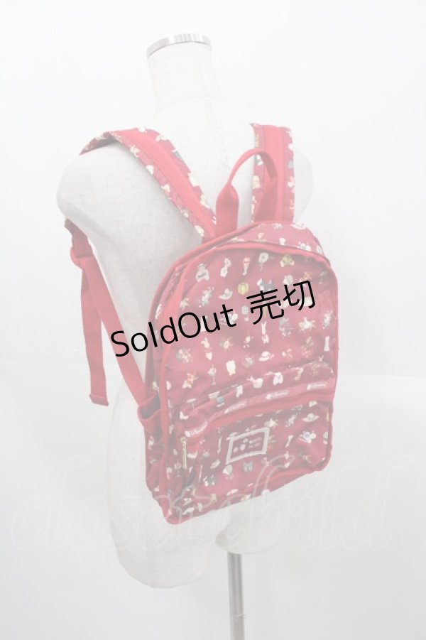 画像1: PINK HOUSE / ROUTE SM BACKPACKピンクハウスフェイバリッツB  赤 I-25-10-24-001-LO-BG-SA-ZI (1)