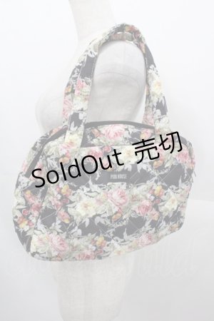 画像: PINK HOUSE / キルティングバッグ  黒 I-25-10-24-005-LO-BG-SA-ZI