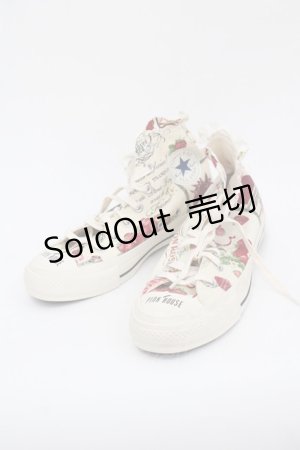 画像: PINK HOUSE / CONVERSE サロンドフレーズスニーカー 24CM アイボリー I-25-10-24-053-LO-SH-SA-ZI