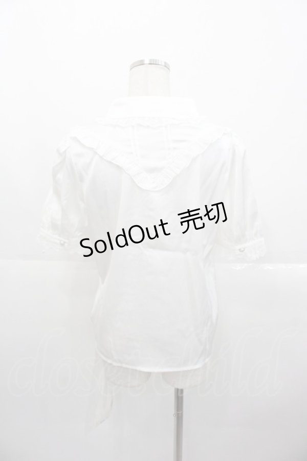 画像3: Amavel / Classical Doll レースフリルブラウス  白 I-25-10-24-058-CA-BL-SA-ZI (3)