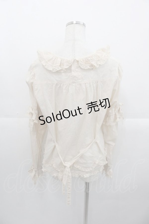 画像2: PINK HOUSE / Berry Rose刺繍入りブラウス  生成り I-25-10-24-061-LO-BL-SA-ZI (2)