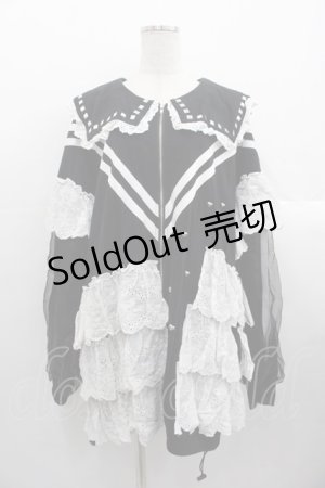 画像: Jamie エーエヌケー / リメイクセーラーパーカー  ブラック I-25-10-24-075-LO-CO-SA-ZI