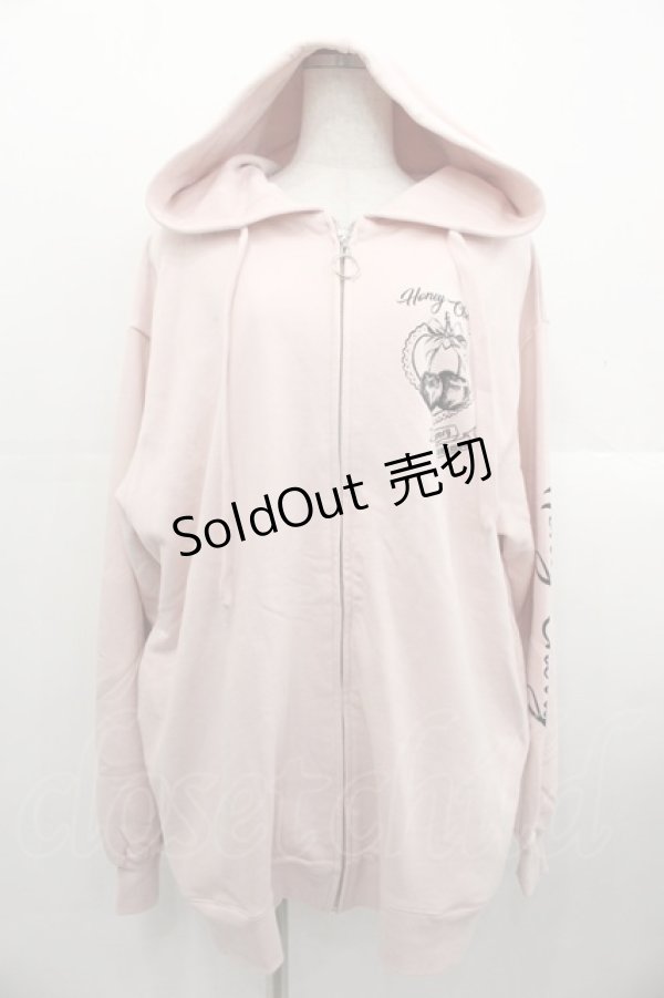 画像1: Honey Cinnamon / Honey Cherry ジップパーカー  ピンク I-25-10-24-076-LO-TO-SA-ZI (1)