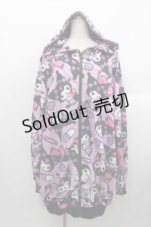 画像: ACDC RAG / クロミ ZIPパーカー  パープル I-25-10-24-082-PU-TO-SA-ZI