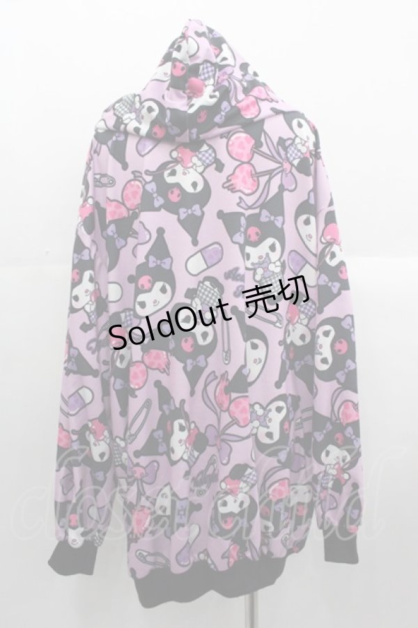 画像2: ACDC RAG / クロミ ZIPパーカー  パープル I-25-10-24-082-PU-TO-SA-ZI (2)