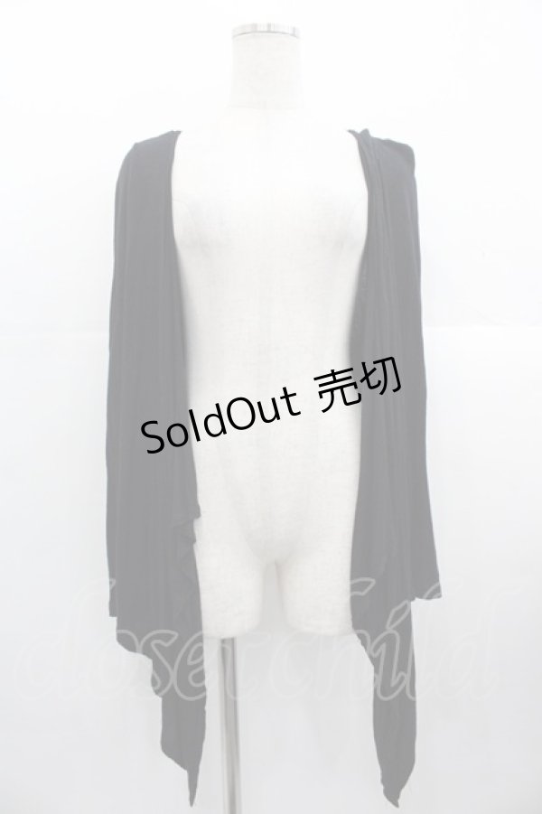 画像1: MIHO MATSUDA / 変形カーディガン  黒 I-25-10-24-083-GO-TO-SA-ZI (1)