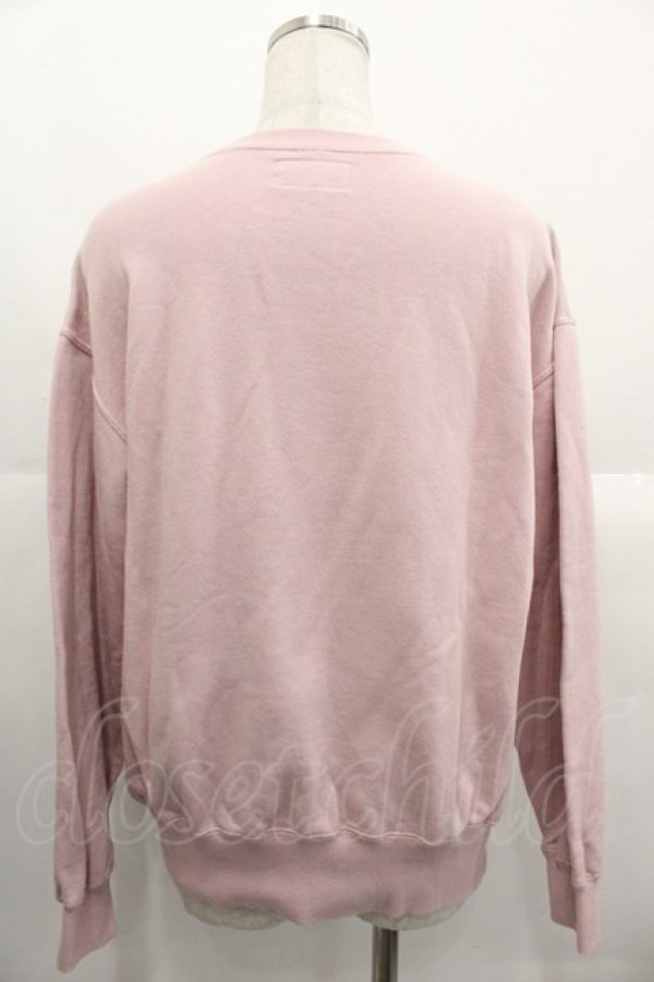画像2: PINK HOUSE / アンティークギンガムゼッケン付きトレーナー  ピンク I-25-10-24-089-LO-TO-SA-ZI (2)