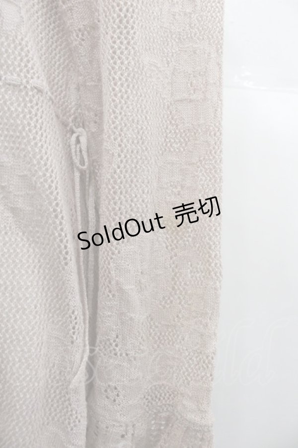 画像3: INGEBORG / メッシュニットカーディガン 9号 ピンク I-25-10-24-093-LO-TO-SA-ZI (3)