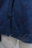 画像4: PINK HOUSE / モチーフ付きニットカーディガン  ブルー I-25-10-24-094-LO-TO-SA-ZI (4)