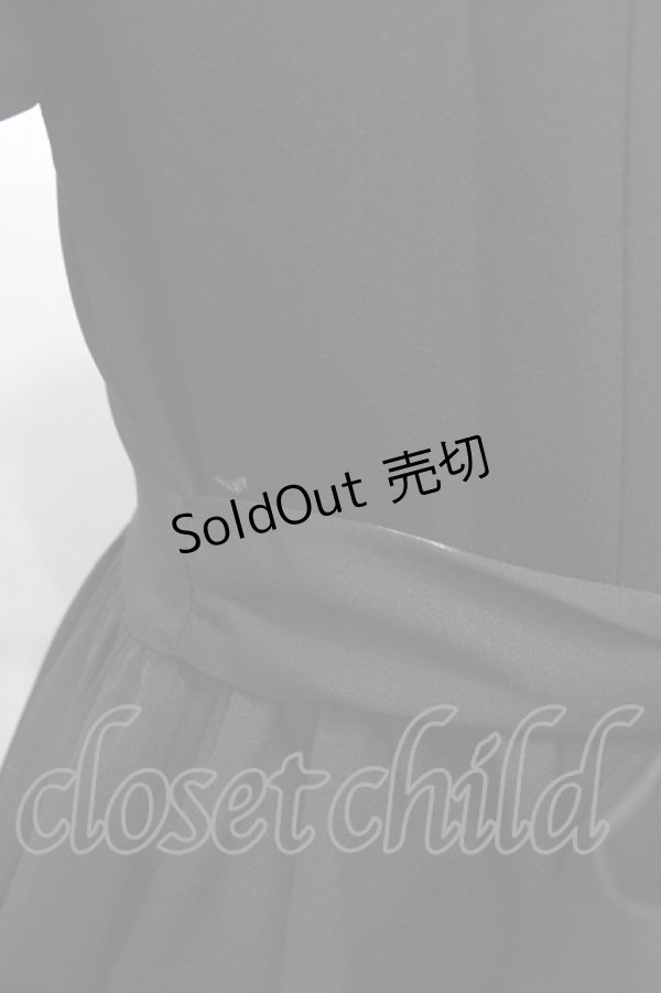 画像3: An MILLE / ピコレース襟フレアワンピース  黒Ｘ白 I-25-10-24-108-EL-OP-SA-ZI (3)