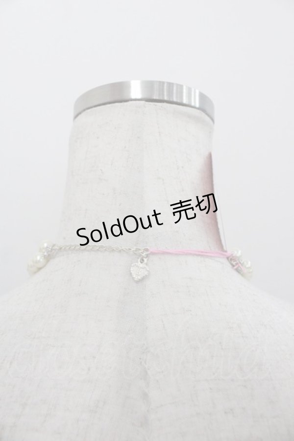 画像3: BABY,THE STARS SHINE BRIGHT / ローズリボンティアラネックレス  白 I-25-10-24-009-BA-AC-SA-ZI (3)