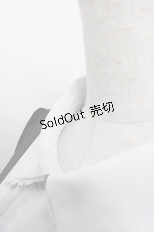 画像4: An MILLE / ピコレース襟フレアワンピース  黒Ｘ白 I-25-10-24-108-EL-OP-SA-ZI (4)