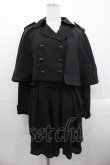 画像1: LOLITAその他(お買取対象外) / ケープ付きワンピース  ブラック I-25-10-24-110-LO-OP-SA-ZI (1)