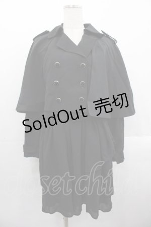 画像: LOLITAその他(お買取対象外) / ケープ付きワンピース  ブラック I-25-10-24-110-LO-OP-SA-ZI