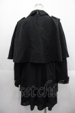 画像2: LOLITAその他(お買取対象外) / ケープ付きワンピース  ブラック I-25-10-24-110-LO-OP-SA-ZI (2)