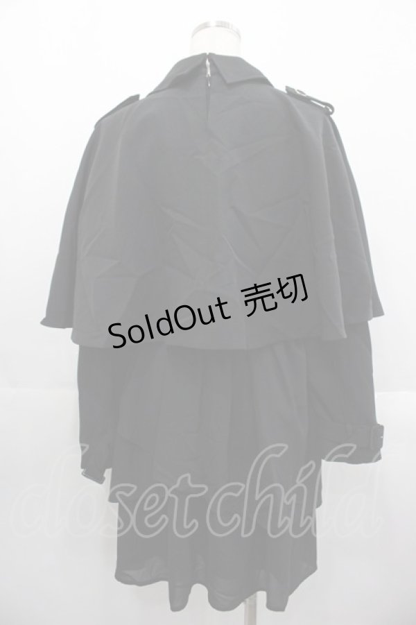 画像2: LOLITAその他(お買取対象外) / ケープ付きワンピース  ブラック I-25-10-24-110-LO-OP-SA-ZI (2)