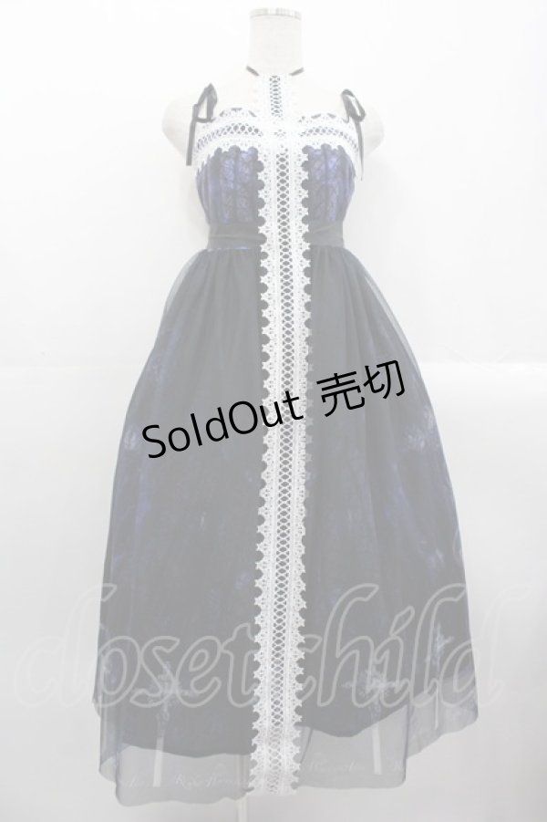 画像1: Royal Princess Alice / Chronus Cathedralドレス  ネイビーｘ黒 I-25-10-24-114-LO-OP-SA-ZI (1)