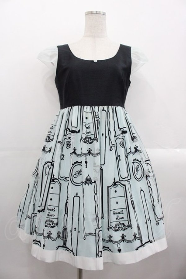 画像1: MILK / Sweet's doorドレス  サックス I-25-10-24-115-ML-OP-SA-ZI (1)