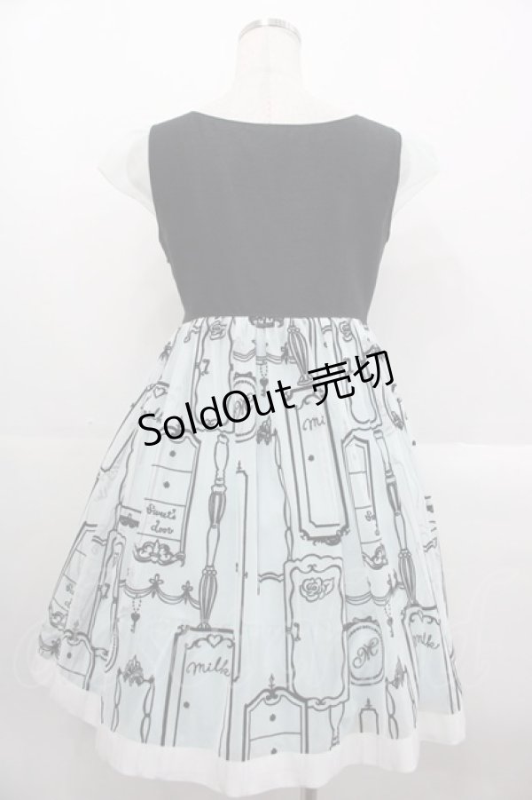 画像2: MILK / Sweet's doorドレス  サックス I-25-10-24-115-ML-OP-SA-ZI (2)