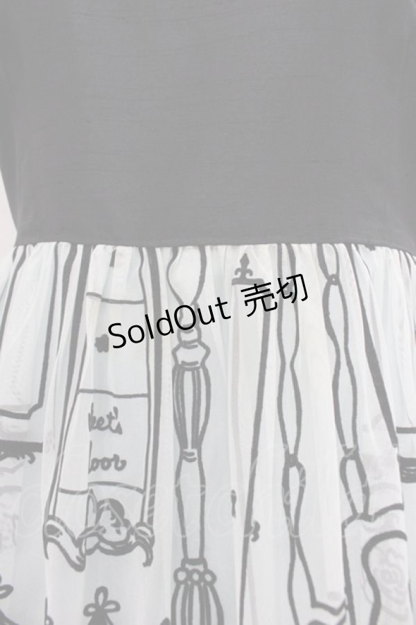 画像3: MILK / Sweet's doorドレス  サックス I-25-10-24-115-ML-OP-SA-ZI (3)