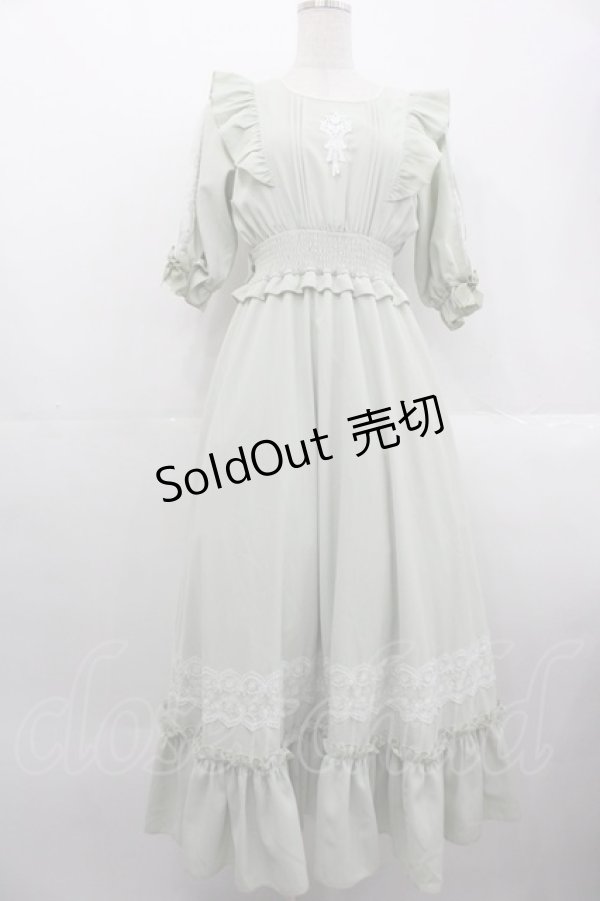 画像1: Amavel / Feminine Bouquetロングワンピース  ミントグリーン I-25-10-24-118-CA-OP-SA-ZI (1)