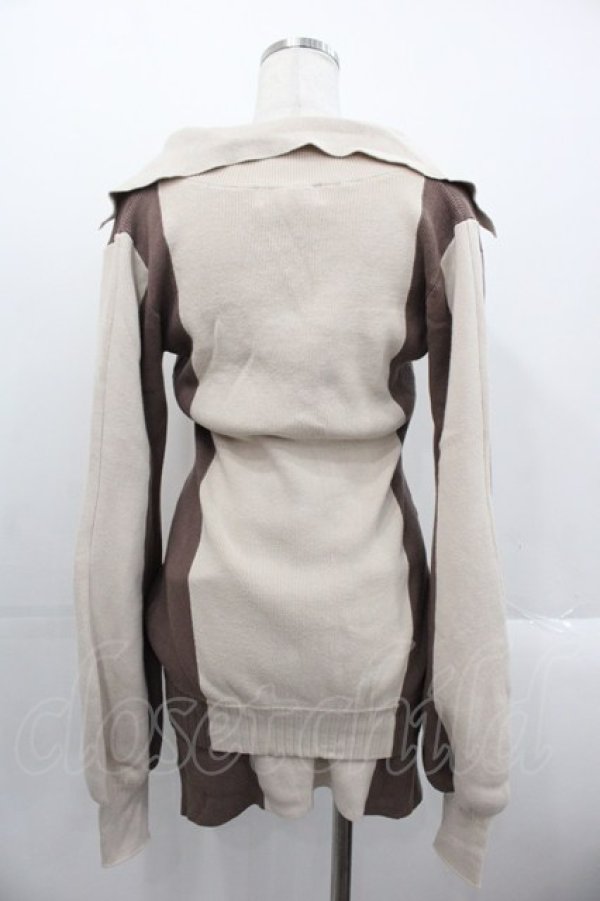 画像2: ANDMARY / Rita knit set up  ベージュ I-25-10-24-121-LO-JA-SA-ZI (2)