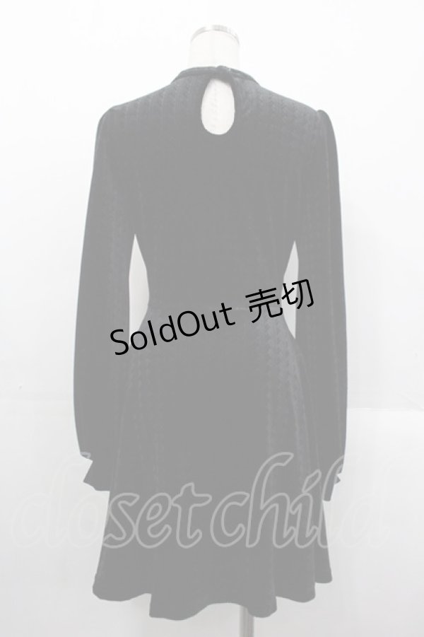 画像2: DARK IN LOVE / Gothic double heart front belt waist dress M ブラック I-25-10-24-122-PU-OP-SA-ZI (2)