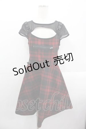画像: KILL STAR / Slayonce Skater Dress M レッド I-25-10-24-124-SL-OP-SA-ZI