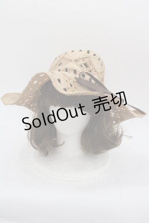 画像: KANEKO ISAO / ストローハット  ブラウン I-25-10-24-012-EL-AC-SA-ZI