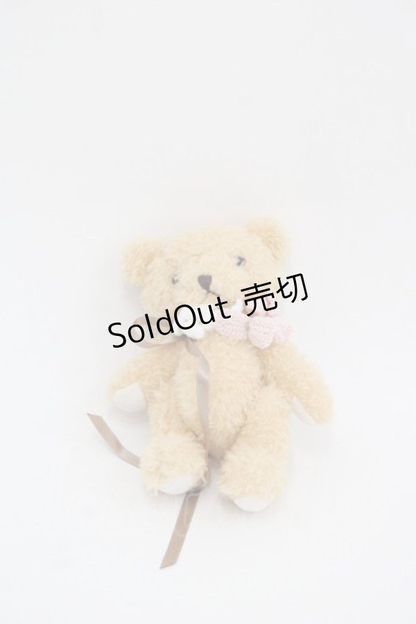 画像1: PINK HOUSE / 桜Teddyぬいぐるみコサージュ  ブラウン I-25-10-24-026-LO-ZA-SA-ZI (1)