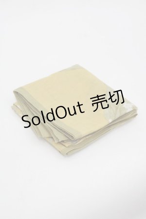 画像: PINK HOUSE / 鈴蘭大判スカーフ  イエロー I-25-10-24-030-LO-ZA-SA-ZI