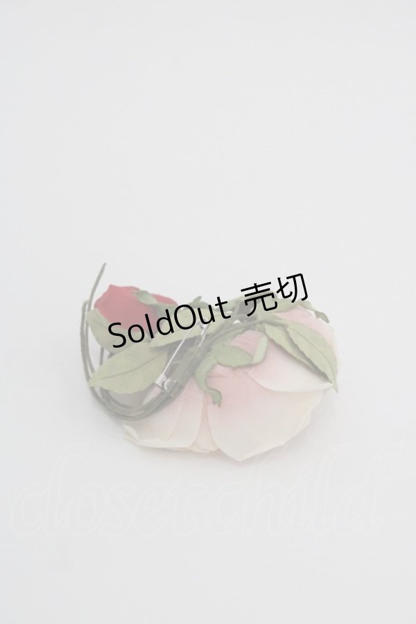 画像2: PINK HOUSE / ミニ薔薇コサージュ  ピンクＸ赤 I-25-10-24-043-LO-AC-SA-ZI (2)