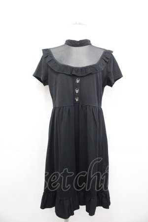 画像: KILL STAR / POTION PRINCESS Skater Dress M ブラック I-25-10-29-055-SL-OP-SA-ZI