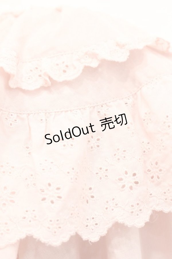 画像3: PINK HOUSE / コットンレース使いチュニックブラウス  ピンク I-25-10-29-058-LO-OP-SA-ZI (3)