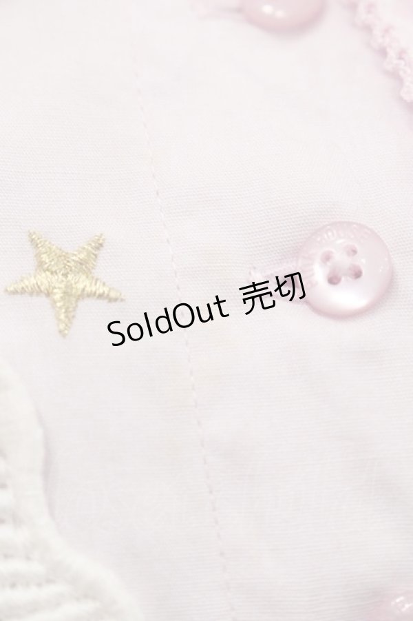 画像4: PINK HOUSE / 空プリントパッチワークワンピース  ピンク I-25-10-29-061-LO-OP-SA-ZI (4)