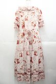 画像2: PINK HOUSE / リボンブーケプリントワンピース  ピンク I-25-10-29-062-LO-OP-SA-ZI (2)