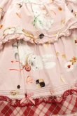画像3: PINK HOUSE / クッキーラビッツプリントパッチワークワンピース  ピンク I-25-10-29-066-LO-OP-SA-ZI (3)