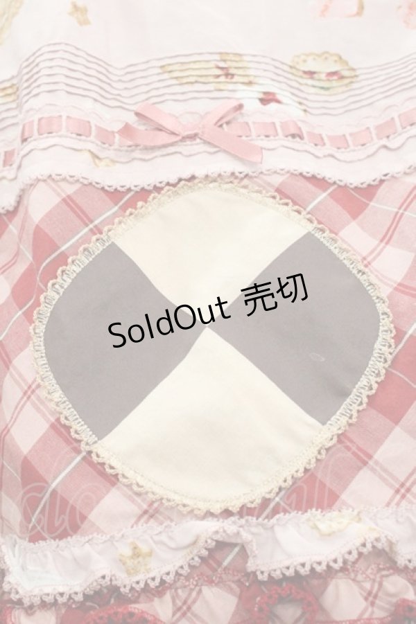 画像6: PINK HOUSE / クッキーラビッツプリントパッチワークワンピース  ピンク I-25-10-29-066-LO-OP-SA-ZI (6)