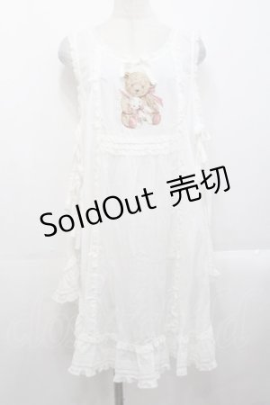 画像: PINK HOUSE / ひな菊ロンド刺繍タブリエ  白 I-25-10-29-068-LO-OP-SA-ZS