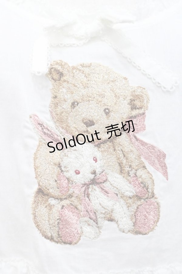 画像4: PINK HOUSE / ひな菊ロンド刺繍タブリエ  白 I-25-10-29-068-LO-OP-SA-ZS (4)