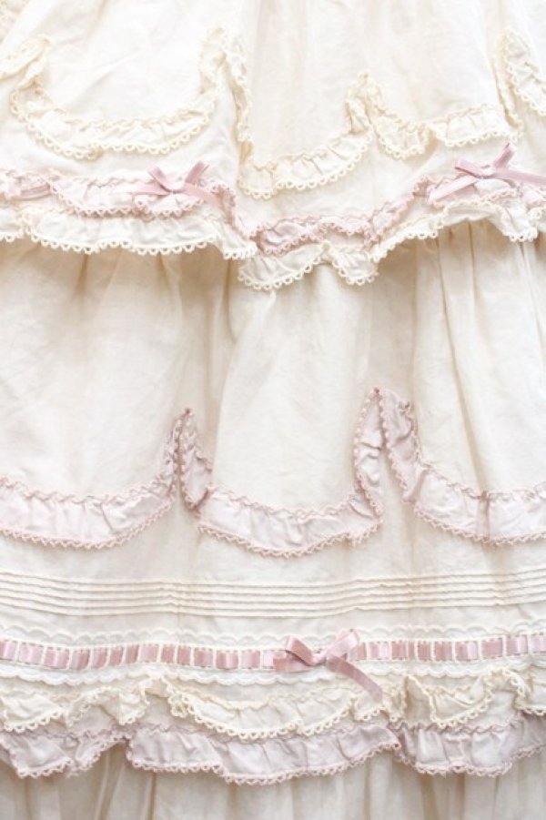 画像3: PINK HOUSE / Berry Rose刺繍入りパッチワークスカート  生成り I-25-10-29-082-LO-SK-SA-ZI (3)