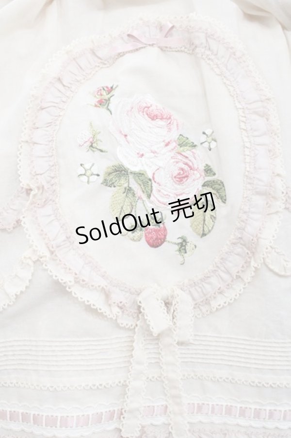 画像4: PINK HOUSE / Berry Rose刺繍入りパッチワークスカート  生成り I-25-10-29-082-LO-SK-SA-ZI (4)